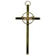 Cruz del oro con el oro de la paloma cm.10x5 - 4 "x2"