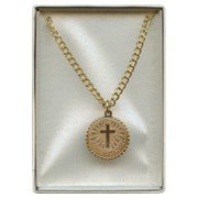 Confirmation Pendent and Chain Gold Plated
