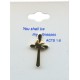 Épinglette d'une croix de confirmation mm.20 - 3/4"