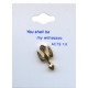 Dove Lapel Pin Gold Plated mm.15.5 - 5/8"