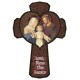 Holy Family Cross English cm.13.5 - 5 1/4"