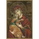 Icon Mother and Child Plaque cm.15.5x10.5 - 6"x4"