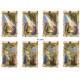 Nativity 8 Stickers cm.12x16 - 5"x6"