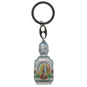 Lourdes Holy Water Bottle Keychain mm.50 - 2"