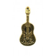 Guitar/Jesus Lapel Pin Gold Plated mm17 - 11/16"
