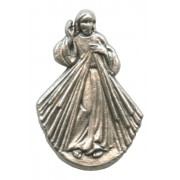 Divine Mercy Lapel Pin Pewter mm.21- 3/4"