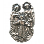Holy Family Lapel Pin Pewter mm.21- 3/4"