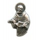 St.Jude Lapel Pin Pewter mm.21- 3/4"