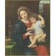 Plaque de Mère et l'Enfant cm.25.5x20.5 - 10 "x8 1/8"