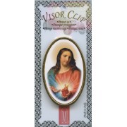 Sacred Heart of Jesus Visor Clip mm.50 - 2"