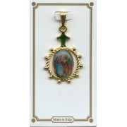 Holy Family Enamel Plaque Medal mm.25 - 1"