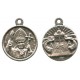 Medalla redonda con el Papa Juan Pablo II y la plaza de San Pedro mm.18 - 5/8"
