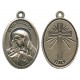 Our Lady of Sorrows Oxidized Oval Medal mm.22- 7/8"