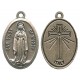 Our Lady of Knock Oxidized Oval Medal mm.22- 7/8"