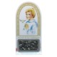 Cadeau pour la confirmation pour un garçon en français avec un rosaire cm.12x6 -4 3/4 "x 2 1/4"
