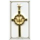 Confirmation Cross Pendent Gold Plated mm.40 - 1 1/2"