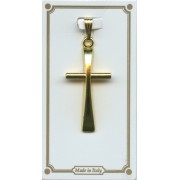 Cross Pendent Gold Plated mm.30 - 1 1/4"