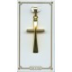 Cross Pendent Gold Plated mm.30 - 1 1/4"