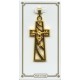 Croix pendentif plaqué or mm.30 - 1 1/4"