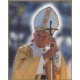 Plaque du pape Jean-Paul II cm.25.5x20.5 - 10 "x8 1/8"