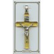 Topaz Lucite Pocket Crucifix mm.38- 1 1/2"