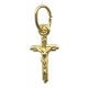 Gold Plated Pocket Crucifix mm.12 - 1/2"