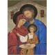 Icon Holy Family Plaque cm.31x20.5 - 12 1/4"x 8 1/8"
