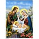 Affiche de la Sainte Famille cm.19x26 - 7 1/2 "x 10 1/4" 