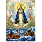 Our Lady Charity Print cm.19x26 - 7 1/2"x 10 1/4"