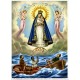 Affiche de Notre-Dame de charité cm.19x26 - 7 1/2 "x 10 1/4"