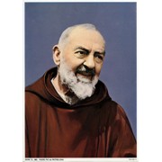 Padre Pio Print cm.19x26 - 7 1/2"x 10 1/4"