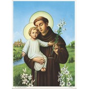 St.Anthony Print cm.19x26 - 7 1/2"x 10 1/4"
