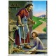 Cartel de St.Joseph del Trabajador cm.19x26 - 7 1/2 "x 10 1/4"
