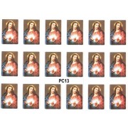 Sacred Heart of Jesus 18 Stickers cm.12x16 - 5"x6"