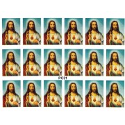 Sacred Heart of Jesus 18 Stickers cm.12x16 - 5"x6"