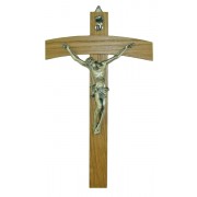 Rovere Crucifix with Silver Plated Corpus cm.20 - 8"