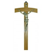 Rovere Crucifix with Silver Plated Corpus cm.25 - 9 3/4"