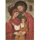 Icon Holy Family Plaque cm.31x20.5 - 12 1/4"x8 1/8"