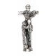 St.Francis and Cross Pocket Statuette mm.40- 1 1/2"