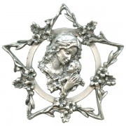Mother and Child Pewter Medal