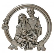 Holy Family Pewter Medal cm.5 - 2"