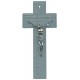 Murano Glass Crucifix with Rhinestone Beading cm.26- 10 1/4"