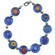 Boxed Blue Murano Bracelet with Clasp