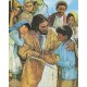 Cartel de la alta calidad de Jesús y los Niños cm.20x25- 8 "x10"