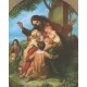 Affiche de haute qualité de Jésus avec des enfants cm.20x25- 8 "x10"