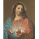 Sacred Heart of Jesus High Quality Print with Gold cm.20x25- 8"x10"