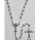 High Quality Imitation Pearl Rosary Chalice Simple Link 4mm Blue