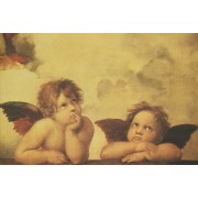 Two Angels High Quality Print cm.20x25- 8"x10"