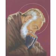 Padre Pio High Quality Print cm.20x25- 8"x10"