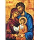 Icon Holy Family High Quality Print with Gold cm.20x25- 8"x10"